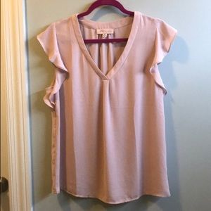 Blush pink blouse